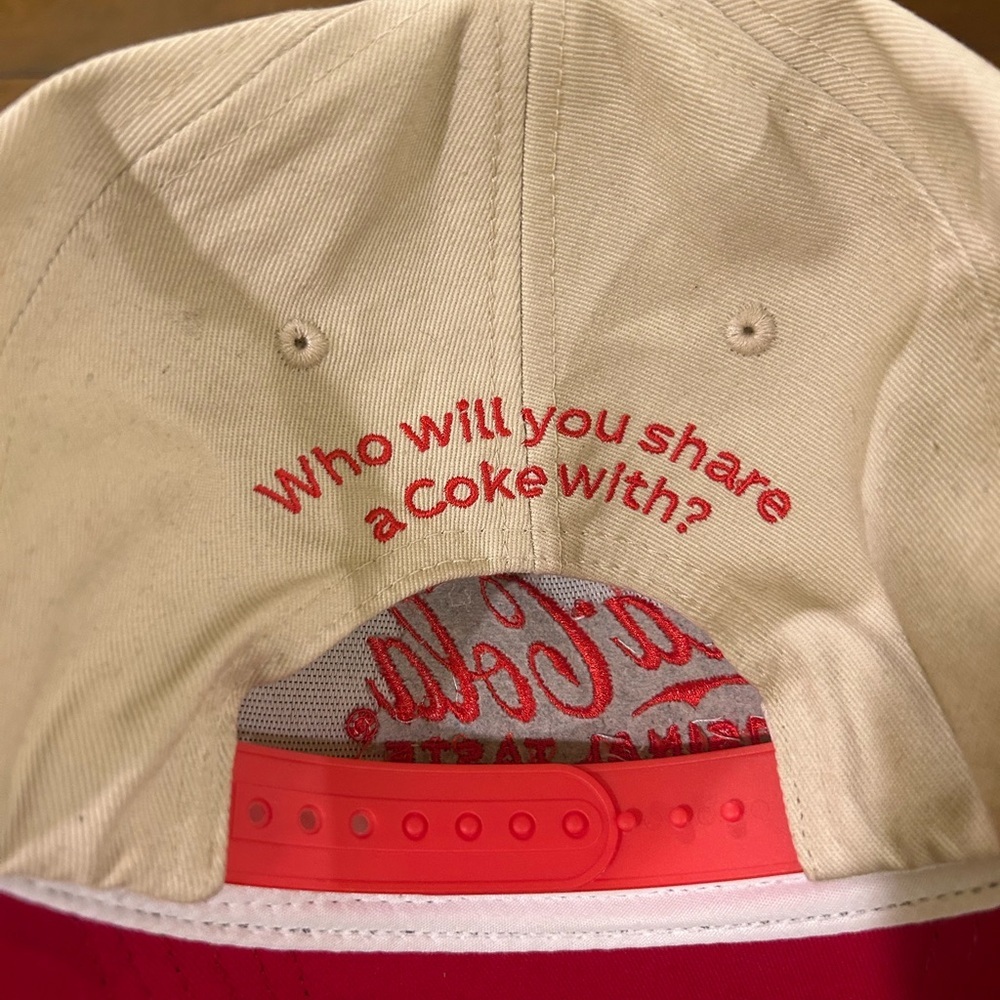 Coca-Cola Red and Tan Cap - Picture 2 of 4